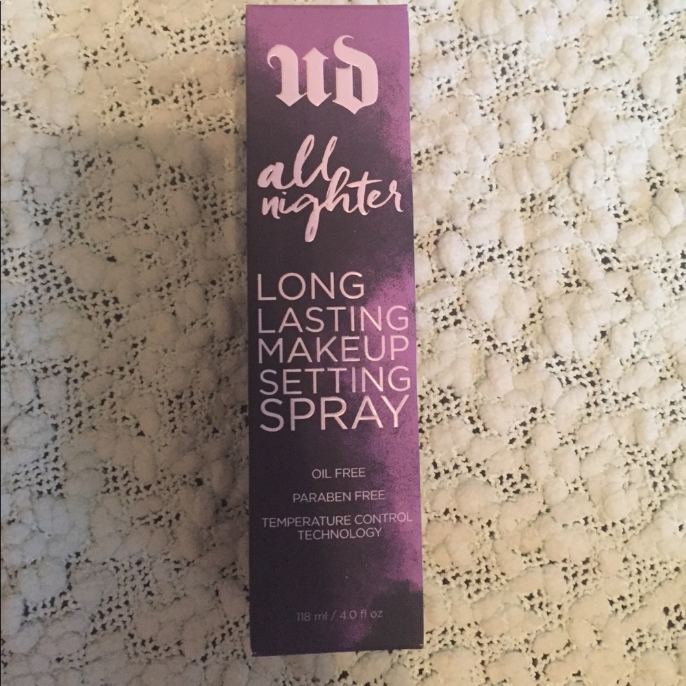 All nighter spray